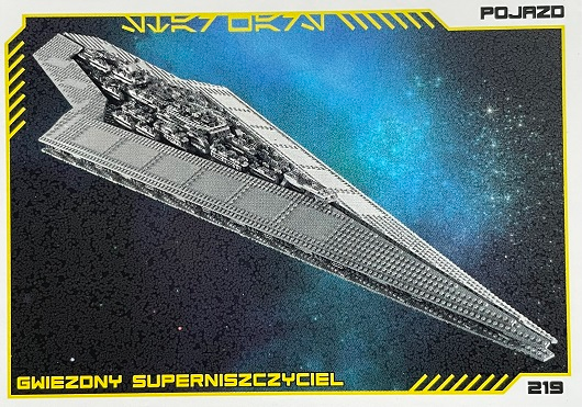 Star Wars Trading Card Collection (Polish) Series 4 (Edycja Mocy) - # 219 Gwiezdny superniszczyciel