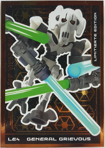 Star Wars Trading Card Collection (German) Series 5 (Jubiläums-Edition) - # LE4 General Grievous Limitierte Edition