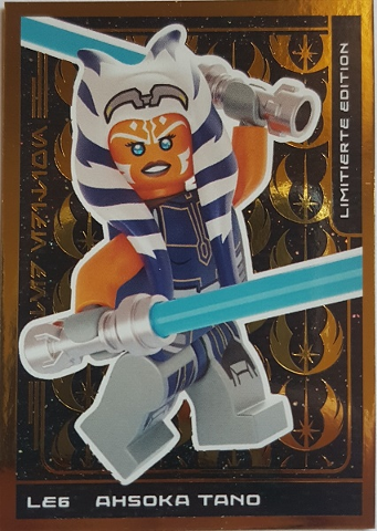 Star Wars Trading Card Collection (German) Series 5 (Jubiläums-Edition) - # LE6 Ahsoka Tano Limitierte Edition