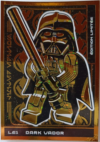 Star Wars Trading Card Collection (French) Series 5 (Jubilé-Edition) - # LE1 Dark Vador Édition Limitée