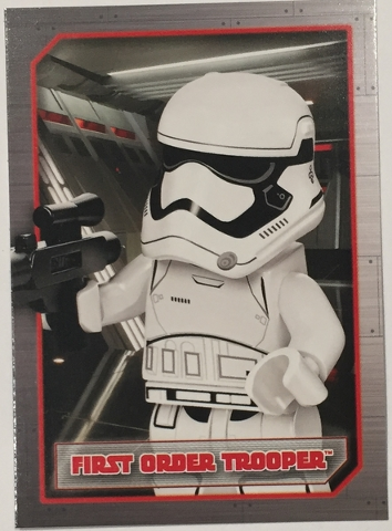 First Order Trooper Star Wars Trading Card