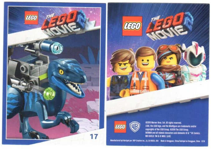 The LEGO Movie 2, Card #17 - Raptor
