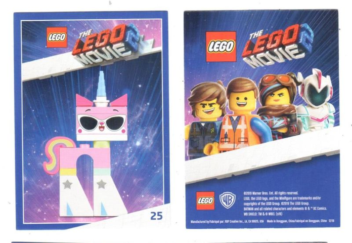 The LEGO Movie 2, Card #25 - Unikitty as Disco Kitty