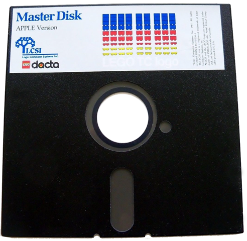 Education Instruction Floppy Disk 5.25in for 951-2 LEGO TC logo Master Disk, Apple IIe/IIgs