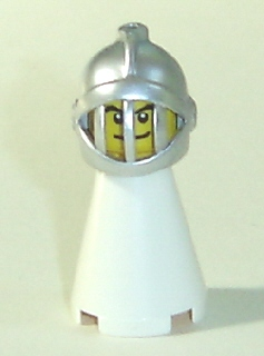 Travel Game Chess Piece White Knight (Glued)