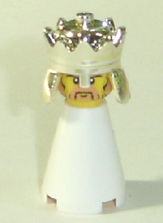 Travel Game Chess Piece White King (Glued)