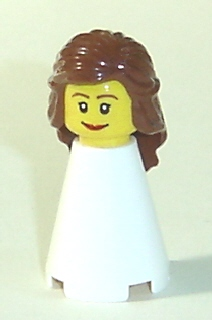 Travel Game Chess Piece White Queen (Glued)