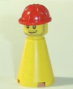 Travel Game Hoses & Ladders Yellow Construction Worker (Glued)