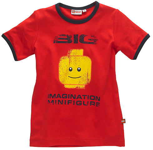 T-Shirt, Big Imagination Minifigure Red
