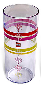 Cup / Mug Classic Stripes Plastic Tumbler, Red Trim