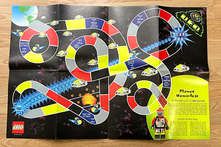 UFO Planet Humorless Game - Game Board