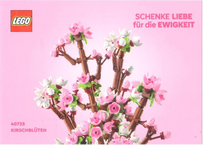 Valentine's Day Card Botanical Collection, SCHENKE LIEBE für die EWIGKEIT - 40725 Kirschblüten (German)