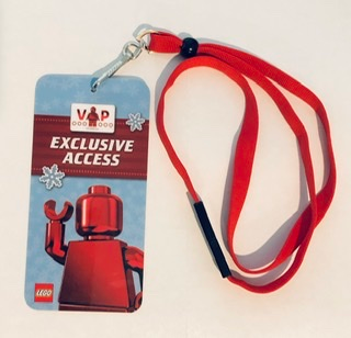 Lanyard with VIP Exclusive Access Badge