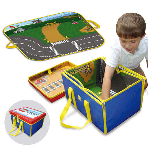 ZipBin City Toy Box & Playmat