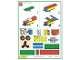 Gear No: 03093card11  Name: Creator Board Game Model Card Green Border Set 3 Airplane