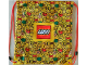 Gear No: 100340000  Name: Gym Bag Minifigure Heads and Food with Lego Logo