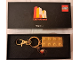 Gear No: 104788  Name: 2 x 4 Plate - Chrome Gold Key Chain with LEGO Masters Plate in Presentation Box