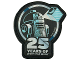 Gear No: 107543  Name: Sticker Sheet, 25 Years of LEGO Star Wars (R2-D2 Logo), Fabric
