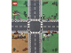 Gear No: 2729e  Name: Playmat, LEGO City - Construction, Crossroads