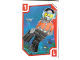 Gear No: 2D001182fc1  Name: City - Set 2D001182 Fun Card 1