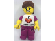 Gear No: 335570  Name: Female Minifigure Plush - I Heart LEGOLAND Shirt
