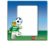 Gear No: 3812  Name: Photo Frame Magnetic LEGO Writing Systems - Soccer