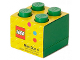 Gear No: 40111734  Name: Storage Brick 2 x 2 Mini (60ml) Green