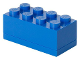 Gear No: 40121731  Name: Storage Brick 2 x 4 Mini (110ml) Blue