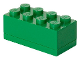Gear No: 40121734  Name: Storage Brick 2 x 4 Mini (110ml) Green