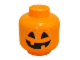 Gear No: 40310108  Name: Minifigure Head Storage Container Small - Pumpkin Jack O'Lantern #1