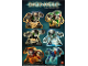 Gear No: 4199639  Name: Sticker Sheet, Bionicle Bohrok-Kal, Sheet of 7
