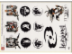Gear No: 4530145  Name: Sticker Sheet, Bionicle Phantoka Theme, Sheet of 12 Stickers