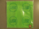 Gear No: 4543854  Name: Towel, LEGO Logo 2 x 2 Studs 25 x 25 cm, Green