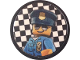 Gear No: 5004404tok2  Name: Cardboard Game Token with Police Officer Pattern (5004404)