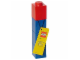 Gear No: 5004896  Name: Drink Bottle 1 x 1 Bricks Design – Blue with Red Lid (4041)
