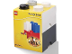 Gear No: 5006866  Name: Storage Brick Multi-Pack L - Black / White / Light Bluish Gray / Dark Bluish Gray (4 Pieces - 4015)