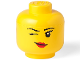 Gear No: 5006956  Name: Minifigure Head Storage Container Large - Female Winking (4032)