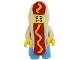 Gear No: 5007565  Name: Hot Dog Man Minifigure Plush