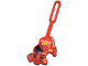 Gear No: 5007847  Name: Bag / Luggage Tag, Silicone, NINJAGO Core Kai