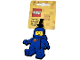Gear No: 5008987  Name: Bag / Luggage Tag, Silicone, Classic Space Minifigure Blue