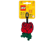Gear No: 5009524  Name: Bag / Luggage Tag, Silicone, Botanicals - Rose