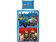 Gear No: 5055285346263  Name: Bedding, Duvet Cover and Pillowcase (135 x 200 cm) - City Fire and Police Minifigures