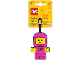 Gear No: 53649  Name: Bag / Luggage Tag, Silicone, Spacebaby - Classic Space, Dark Pink