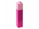 Gear No: 5711938023669  Name: Drink Bottle 1 x 1 Bricks Design – Dark Pink with Light Pink Lid