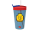 Gear No: 5711938030346  Name: Cup / Mug Travel Cup Iconic with Flexible Straw, Minifigure Head