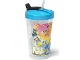 Gear No: 5711938246884  Name: Cup / Mug Travel Cup with Flexible Straw, NINJAGO Dragons Rising, 'Ninja Family' Pattern