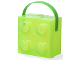 Gear No: 5711938247126  Name: Lunch Box, Brick 2 x 2 Trans-Bright Green with Bright Green Handle