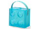 Gear No: 5711938247140  Name: Lunch Box, Brick 2 x 2 Trans-Light Blue with Medium Azure Handle