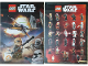 Gear No: 6126908  Name: Star Wars 2015 Minifigure Gallery Poster / Poe's X-Wing Fighter (75102) / First Order Special Forces TIE Fighter (75101) (Double-Sided) (Non-Folded)