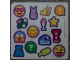 Gear No: 6312574a  Name: Sticker Sheet, Friends Emojis - Sheet 1